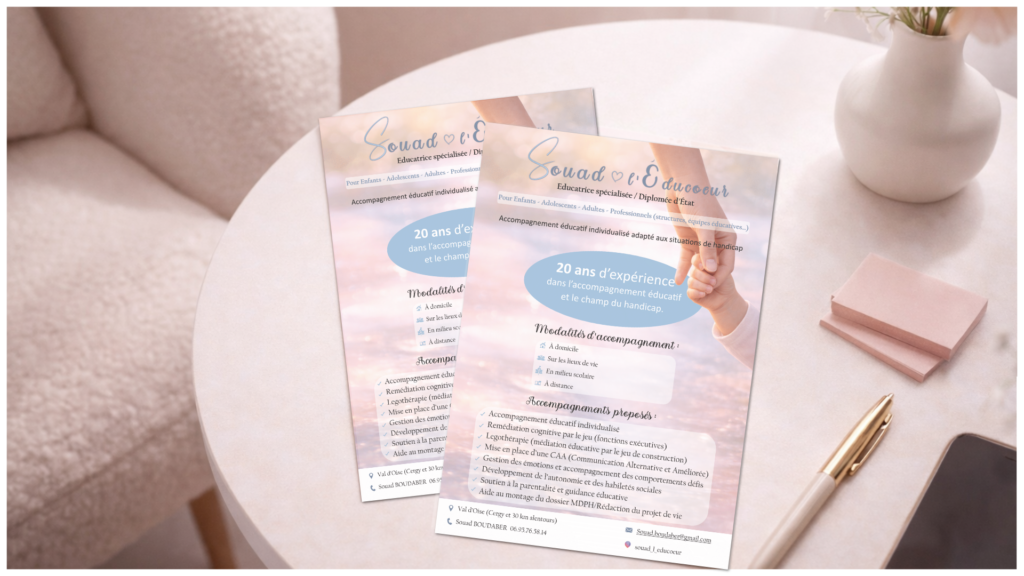 Souad l'educoeur flyer